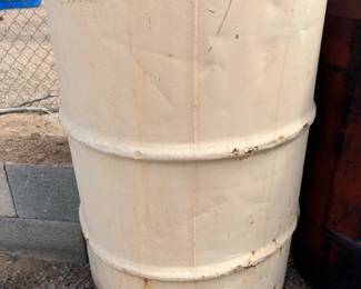 metal barrel drum as is