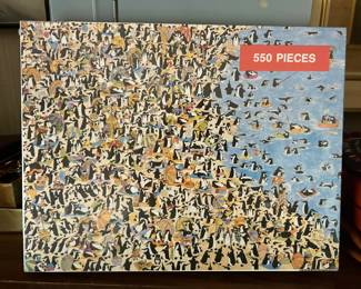 Unopened 500 pc penguin puzzle