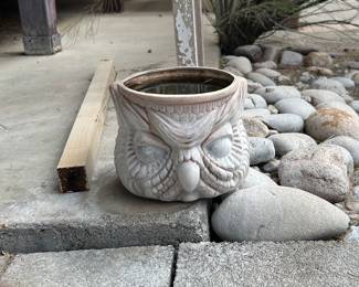 Owl flower pot