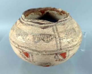 Native American Historic Acoma Pottery Bowl, Believed To Be Circa 1910's - 5"