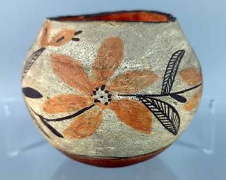 Native American Historic Laguna Pottery Bowl, Circa 1920's - 5"