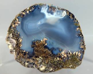 Polished Agate Geode, 4" x 3.5" Face