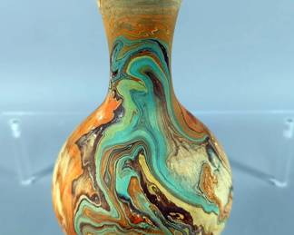 Early Nemadji Pottery Vase, 6.5"