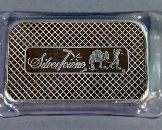Silver Towne 5 Ounce Silver Art Bar