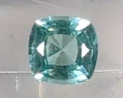 Square Cut Multi-Faceted Apatite Gemstone - 6.5mm x 6.5mm