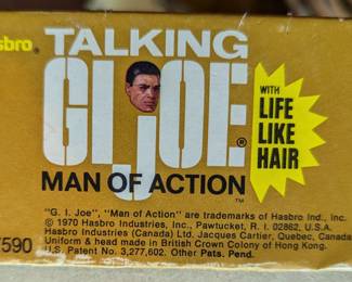 GI Joe talking doll, works
