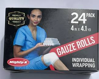 Mighty X 24 pack Gauze Rolls