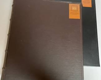  Burgundy and Black Library Album Magnetic Format