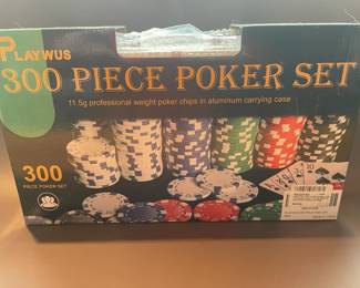 300 Piece Unopened Poker Set