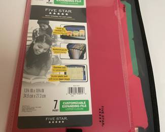  Five Star Customizable Expanding File