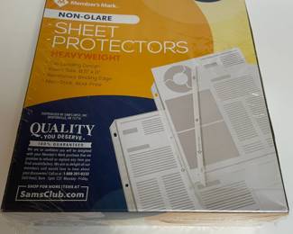  Nonglare Sheet Protectors