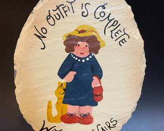 Hanging Sign No Outfit Is Complete Without Cat Hairs