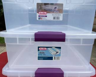 Sterilite Clear View Latch 32 qt. Container