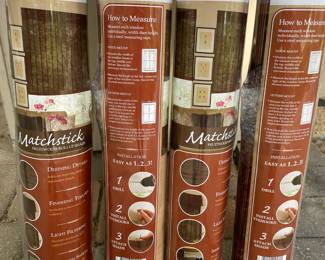 Matchstick Fruitwood Rollup Shade Details