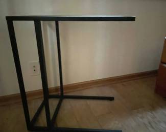 METAL & GLASS SOFA TABLE