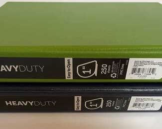  Heavy Duty 1 inch 3 Ring Binders