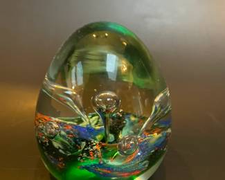 Small Glass Paperweight