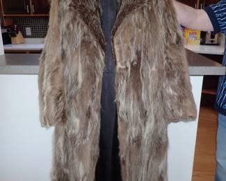 ROCKLER FURS LONG COAT

