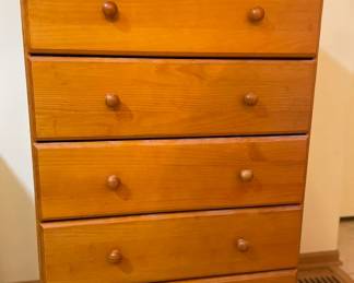 5 DRAWER DRESSER