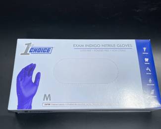  Exam Indigo Nitrile Gloves