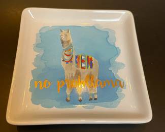 Small No ProbLlama Plate