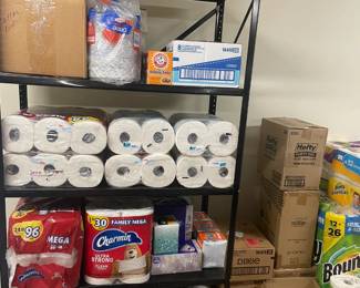 Paper Goods and Shelving