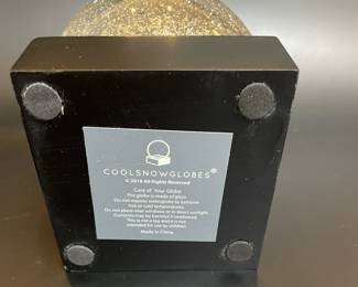  CoolSnow Globes  Cat Label