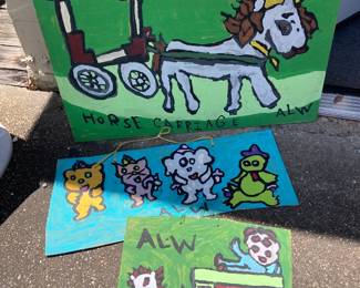 Al Weidenbacher paintings...lots of sizes and styles