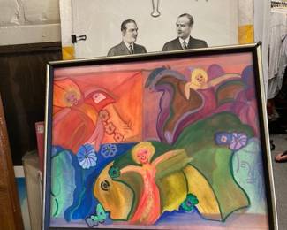 Local artist, joyous art