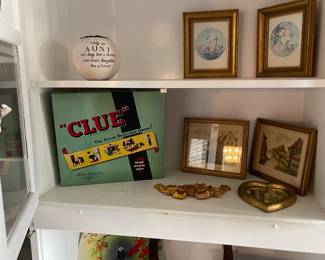 Vintage clue board game