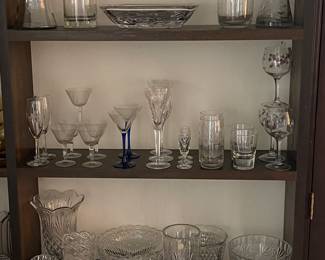 Lots of old and newer glassware 