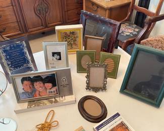 Picture frames in all shapes and sizes