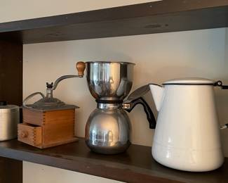 Vintage Coffee making paraphernalia 
