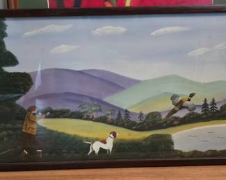 ORIGINAL SCHUMACHER FOLK ART PAINTING