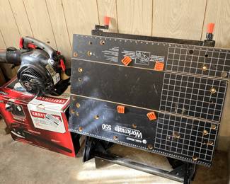 CRAFTSMAN GAS BLOWER & WORKMATE