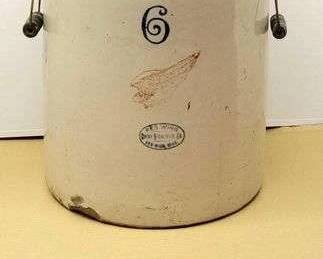 15 6 Gallon Red Wing Stoneware, Crock