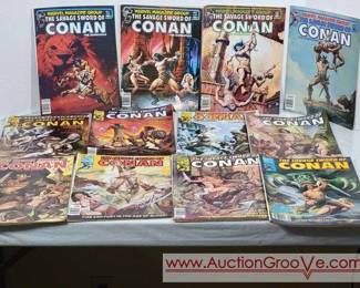 18 1989s Marvel Magazine, Conan The Barbarian