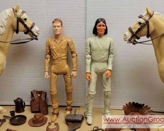 2 JOHNNY WEST GERONIMO  THUNDERBOLT  THUNDERBOLT. With ACCESSORIES,