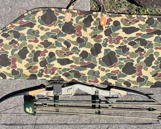 Compound bow and case