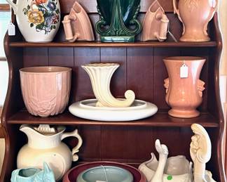 Vintage McCoy and MCM pottery