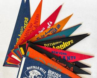 Vintage mini football pendants