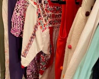 clothes are in a range of sizes.