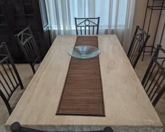 Travertine Table Made in Italy 