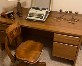 Vintage Desk and Chair