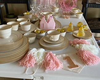 Baby Girls 1st Bday Party Decorations