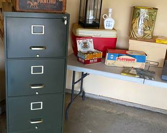 Vintage File Cabinet 