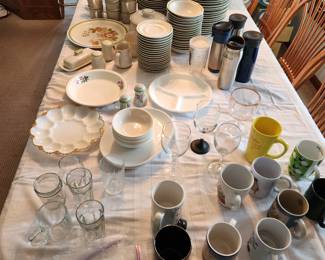 Multiple full dish sets