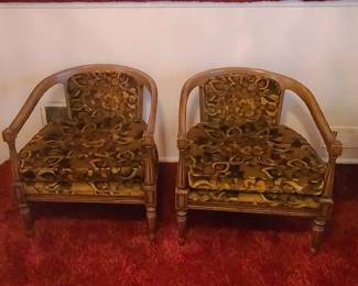 pair club chairs