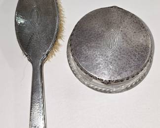 Sterling Silver Partial Vanity Set