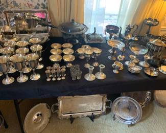 About half of this table is sterling 